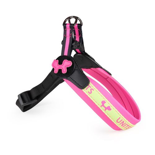 Pettorina Complete Me in Nylon Fucsia e Gialla