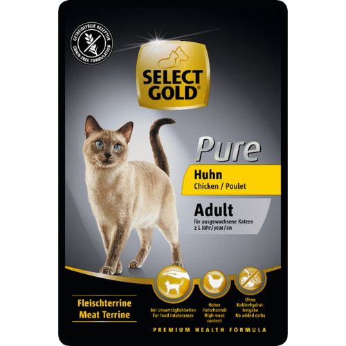 Select Gold Pure Cat Adult Paté Busta Multipack 12x85G