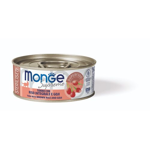Monge Supreme Cat Sterilised Lattina Multipack 24x80G
