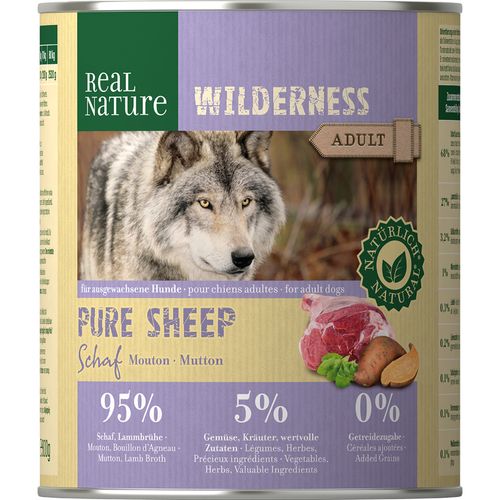 Real Nature Wilderness Dog Lattina 800G