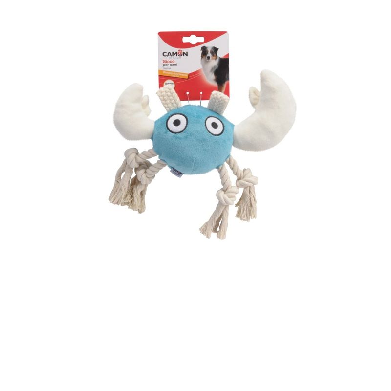 camon-peluche-squeaker-granchio