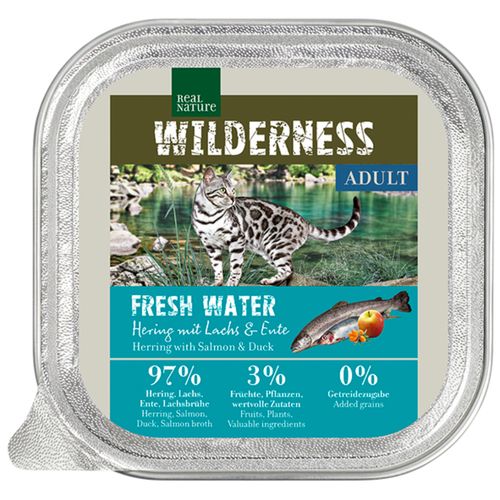 Real Nature Wilderness Cat Vaschetta Multipack 16x100G