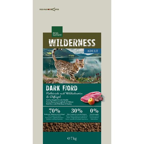 Real Nature Cat Wilderness Dark Fjord Adult Cervo