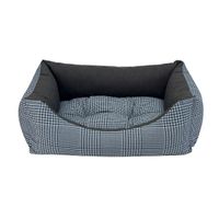 PawHut Lettino Morbido Cuccia per Cani Grandi Grigio, 93.5x69x48.5cm