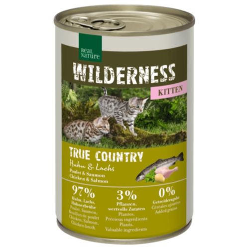 Real Nature Wilderness Kitten Lattina 400G