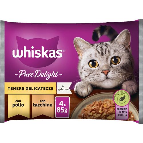 Whiskas Pure Delight Cat Busta Multipack 4x85G