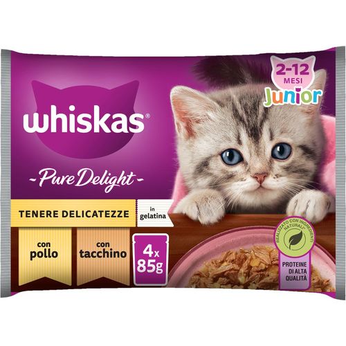 Whiskas Pure Delight Kitten Busta Multipack 4x85G