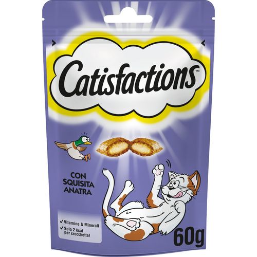 Catisfactions Snack per Gatto con Anatra