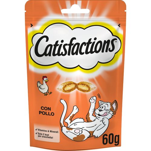 Catisfactions Snack per Gatto con Pollo