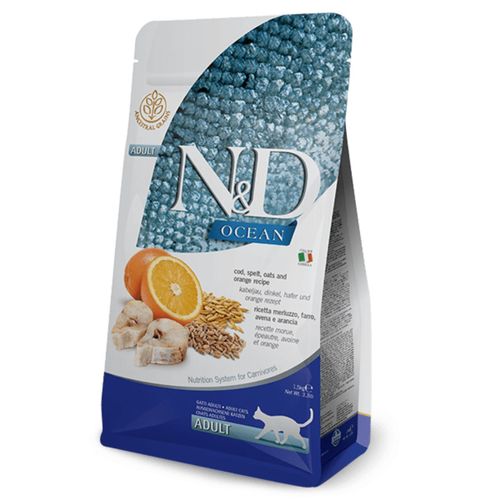 N&D Ocean Gatto Adult Merluzzo Arancia