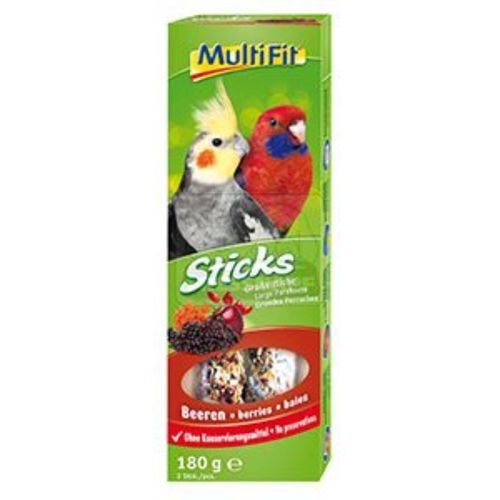 MultiFit Sticks per Parrocchetti ai Frutti di Bosco