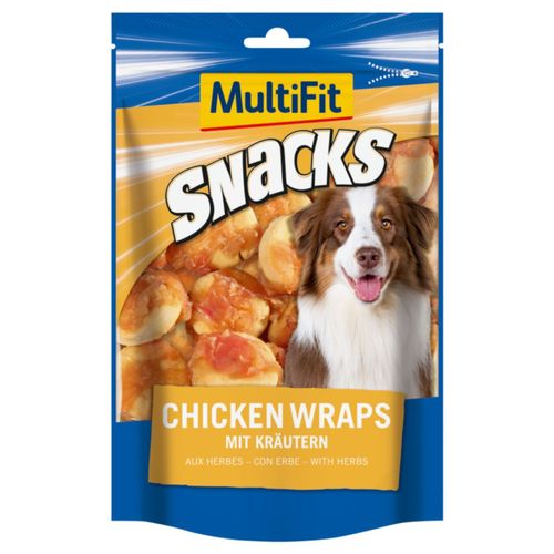 MultiFit Snack Dog Wraps 140G