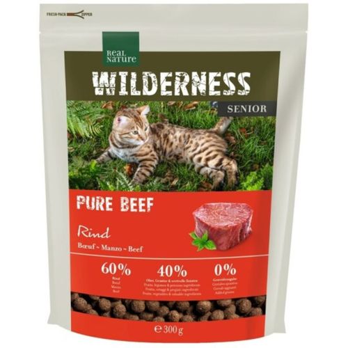 Real Nature Wilderness Cat Senior Pure Manzo