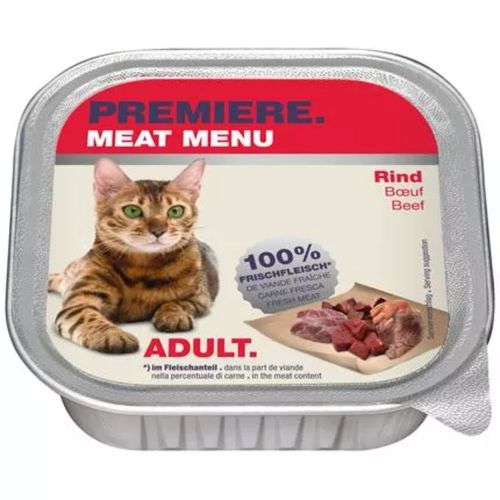 Premiere Meat Menu Cat Vaschetta Multipack 16x100G