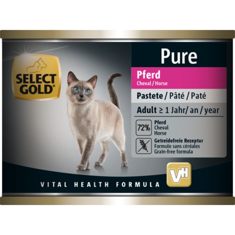 select-gold-pure-gatto-adult-200g-cavallo