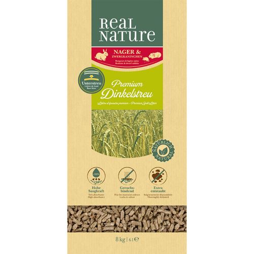 Real Nature Lettiera Roditori Pellet Farro