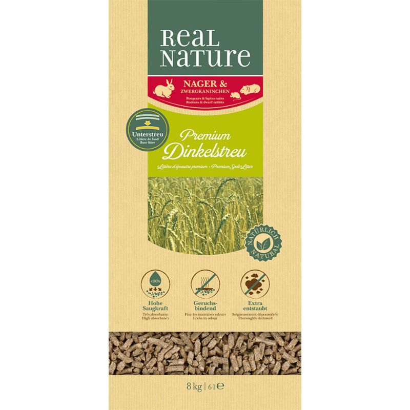 real-nature-lettiera-roditori-pellet-farro-8kg