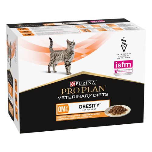 Purina Pro Plan Veterinary Diets Om Obesity Gatto Multipack al Pollo