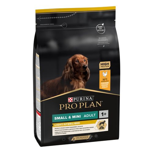 Purina Pro Plan Light Sterilised Small e Mini Adult