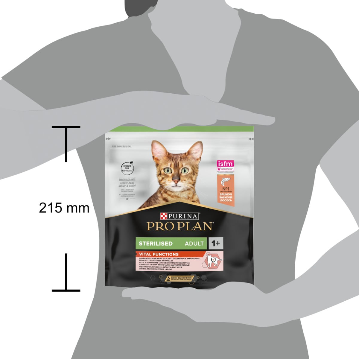 Purina Pro Plan Vital Functions Sterilised Adult 1+ con Salmone