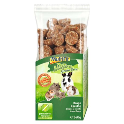 MultiFit Snack per Roditori Drops Mix Senza Cereali 140G
