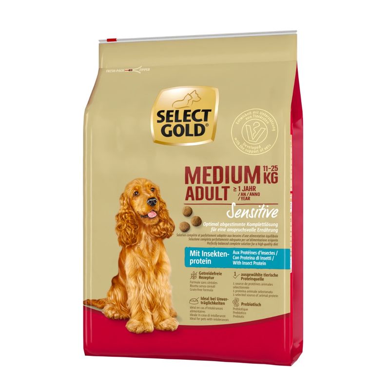 select-gold-extra-sensitive-medium-adult-insetti-4kg