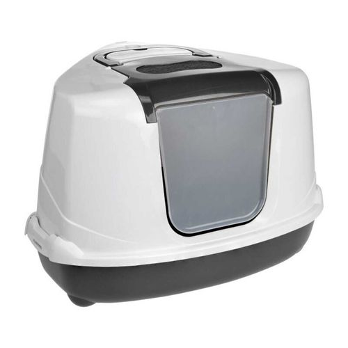 AniOne Gatto Toilette Flip Corner Nera