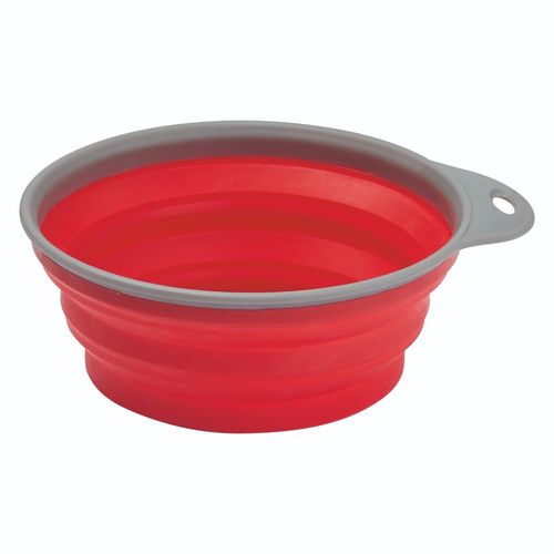 Dogs Creek Ciotola Trail Silicone Rosso