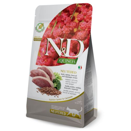 N&D Cat Quinoa Adult Neutered Anatra Broccoli