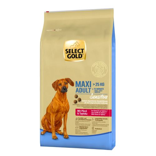 Select Gold Sensitive Maxi Adult con Cavallo e Tapioca