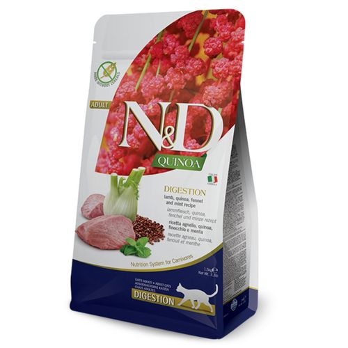 N&D Cat Quinoa Adult Digestion Agnello