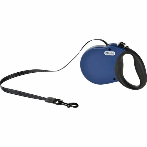 Anione Guinzaglio Retrattile Nastrosoft Blu