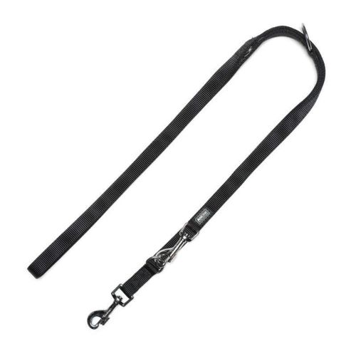 AniOne Guinzaglio 2 Strati in Nylon Nero