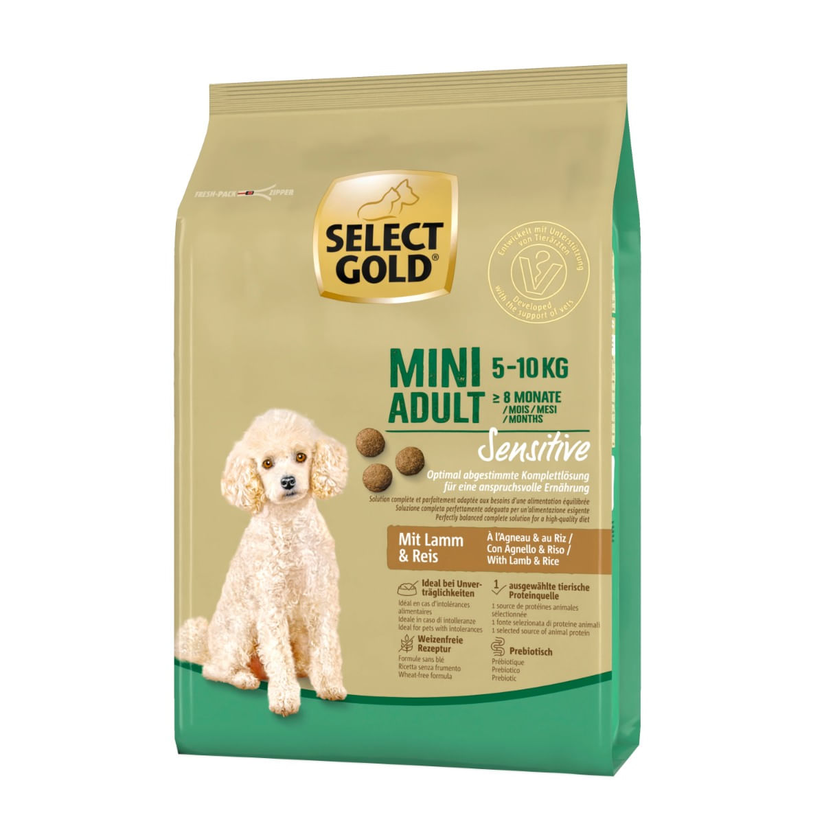 Select gold dog food sale