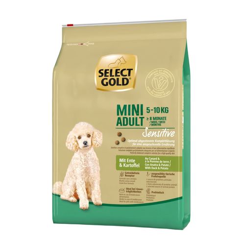 Select Gold Sensitive Mini Adult con Anatra e Patate