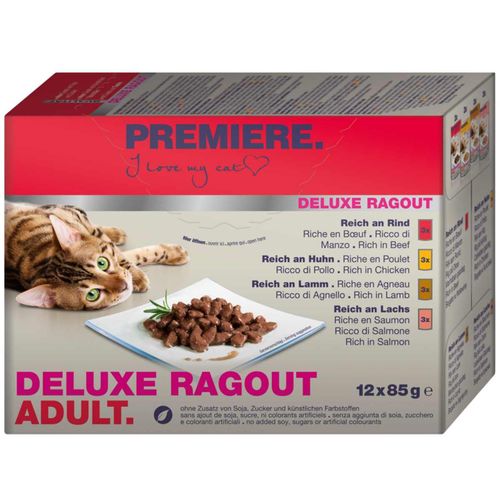 Premiere Deluxe Ragout Cat Busta Multipack 12x85G