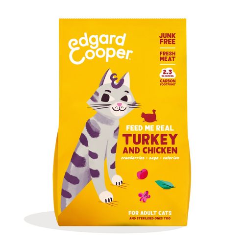 Edgard & Cooper Cat Adult Tacchino e Pollo