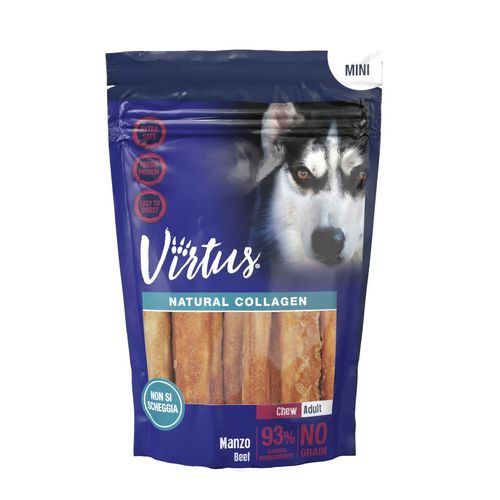 Virtus snack dog collagene Chew Mini Manzo 90G