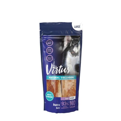 Virtus snack dog collagene Roll Large 85G