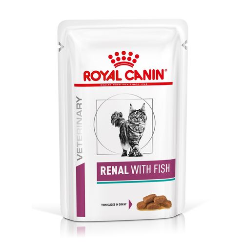 Royal Canin V-Diet Renal Multipack Pesce per Gatti