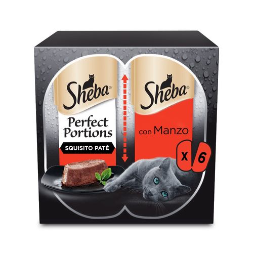 Sheba Perfect Portions Cat Vaschetta Multipack 6x37.5G