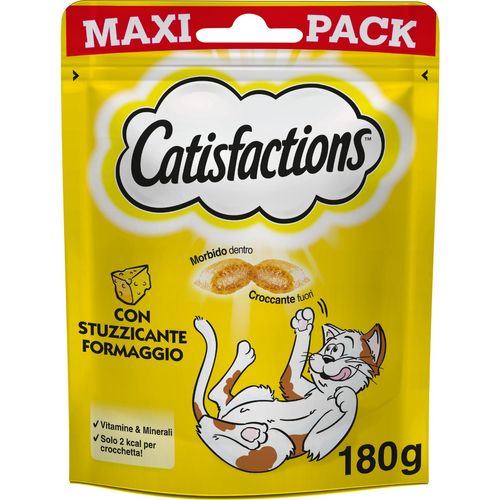 Catisfactions Snack Gatto con Formaggio 180G