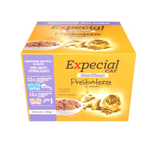 Expecial Cat Sterilised Prelibatezze Busta Multipack 24x85G