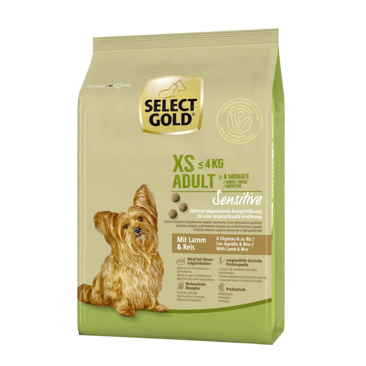 Select gold hotsell sensitive dog food