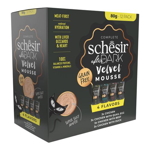 Schesir After Dark Mousse Cat Busta Multipack 12x80G