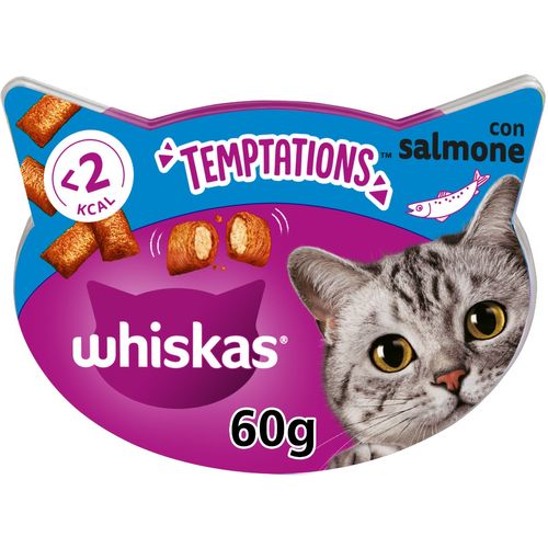 Whiskas Snack Gatto Temptations Salmone 60G