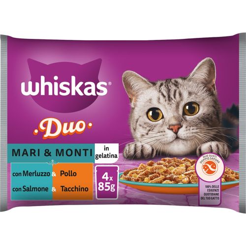 Whiskas Duo Cat Busta Multipack 4x85G