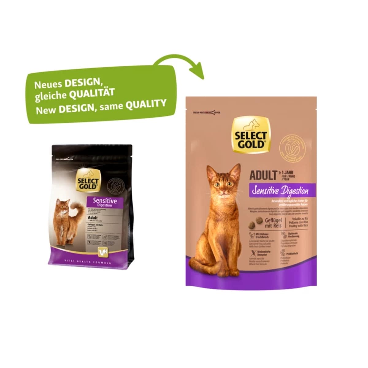 Select Gold Cat Sensitive Digestion Adult Pollame e Riso