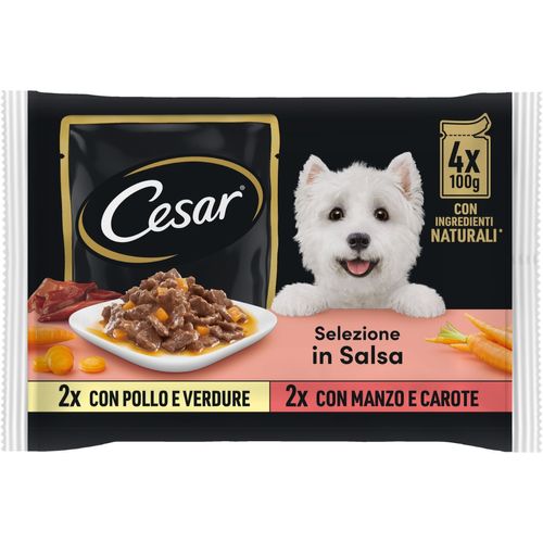 Cesar Dog Busta in Salsa Multipack 4X100