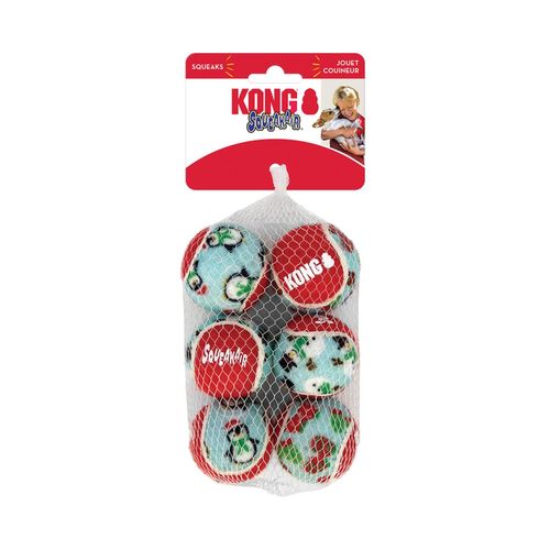 Kong Dog Squeak Air Balls di Natale